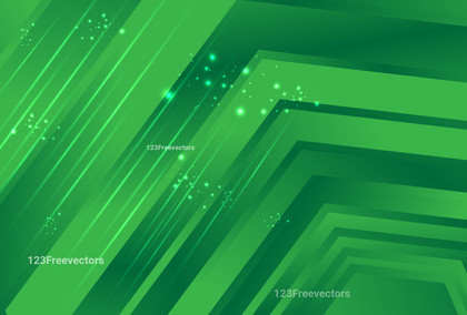Abstract Geometric Green Gradient Background Design