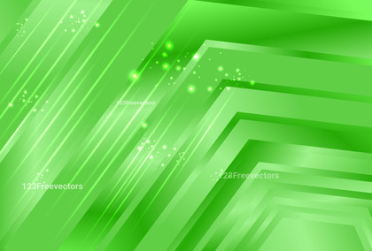 Geometric Shapes Neon Green Gradient Background Vector Art