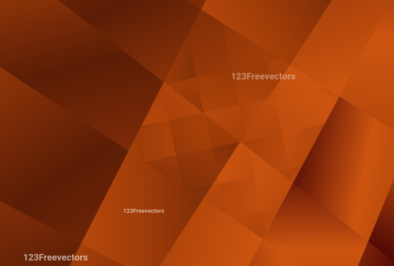 Abstract Geometric Shapes Dark Orange Gradient Background