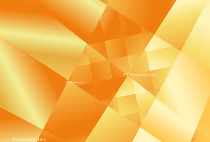 Orange Gradient Geometric Shapes Background Vector Graphic