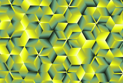 Abstract Green and Yellow Gradient Geometric Shapes Background