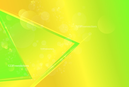 Green and Yellow Gradient Geometric Background Vector Art