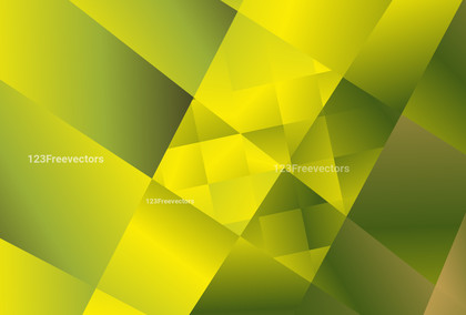 Abstract Green and Yellow Gradient Geometric Background