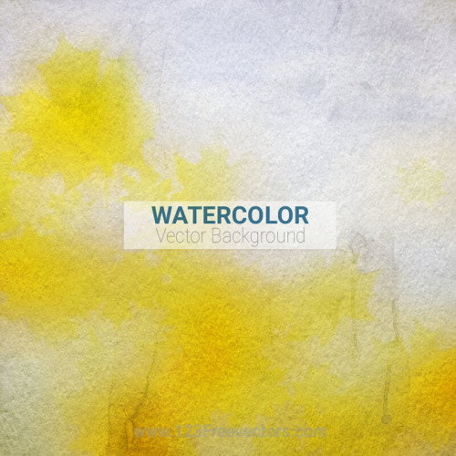 Yellow Watercolor Background