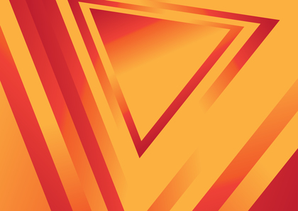 Abstract Geometric Shapes Red and Orange Gradient Background