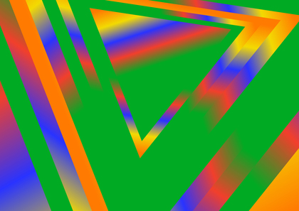 Geometric Shapes Blue Green and Orange Gradient Background Image