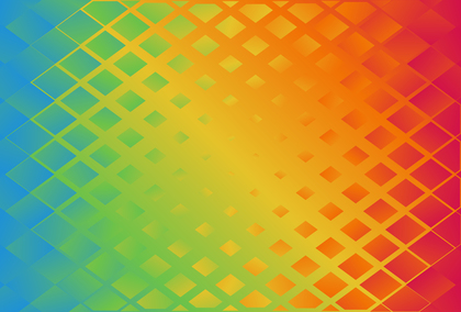 Geometric Shapes Blue Green and Orange Gradient Background