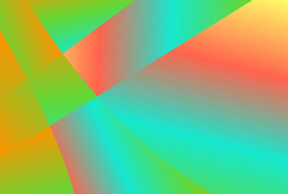 Blue Green and Orange Gradient Geometric Background Design
