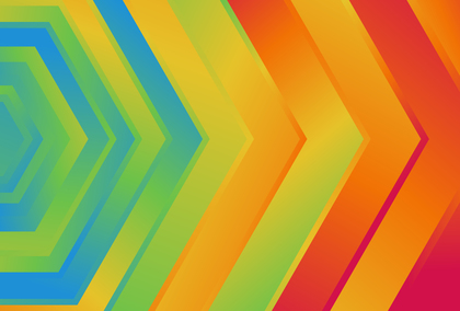Blue Green and Orange Gradient Geometric Shapes Background Image