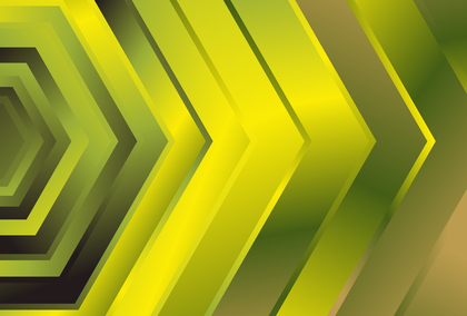 Geometric Green Yellow and Brown Gradient Background Illustration