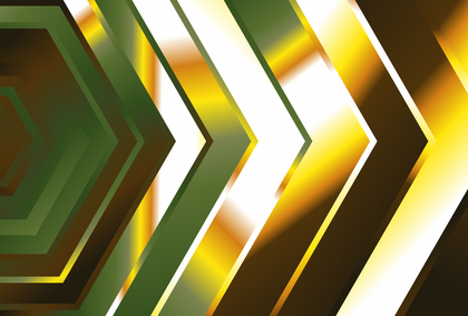 Abstract Green Yellow and Brown Gradient Geometric Shapes Background Vector Illustration