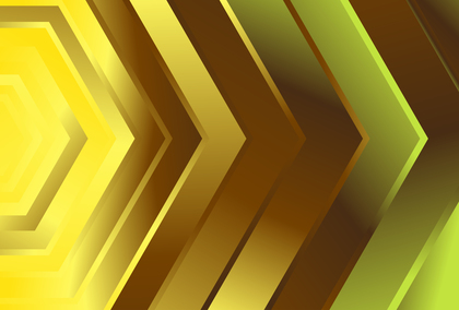 Abstract Green Yellow and Brown Gradient Geometric Shapes Background
