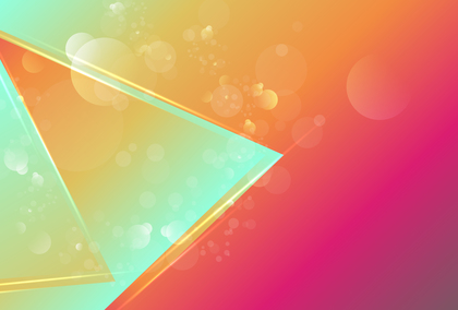 Abstract Geometric Shapes Pink Blue and Orange Gradient Background