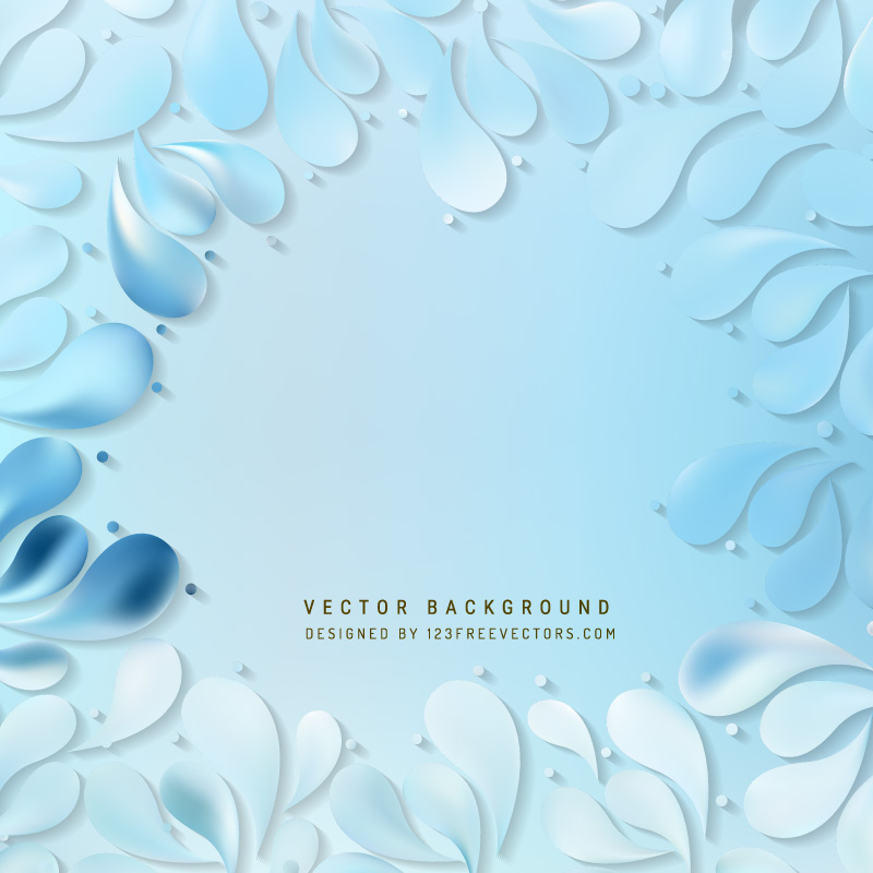 Light Blue Arc Drops Background Template