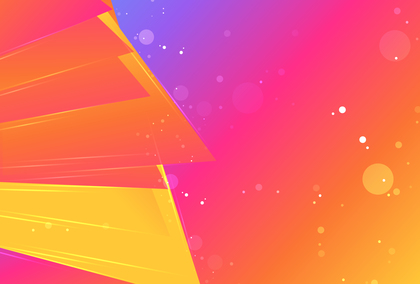 Abstract Pink Orange and Yellow Gradient Geometric Shapes Background Vector Eps