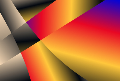 Abstract Red Yellow and Blue Gradient Geometric Background