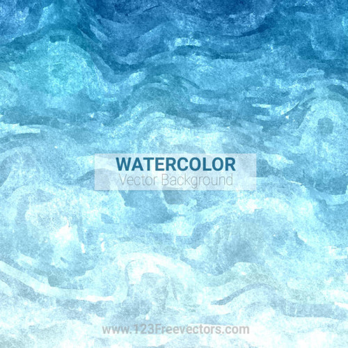 Blue Watercolor Background Texture