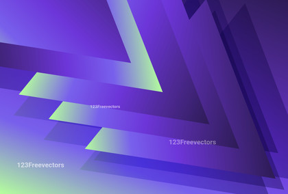 Purple and Green Gradient Geometric Shapes Background