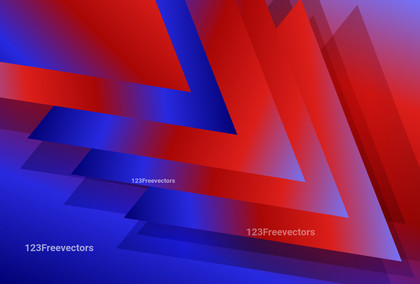 Red and Blue Gradient Geometric Background Design