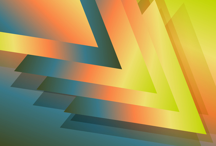 Geometric Blue Green and Orange Gradient Background Illustrator