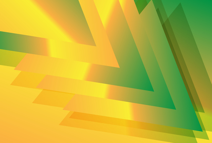 Abstract Orange Yellow and Green Gradient Modern Geometric Shapes Background