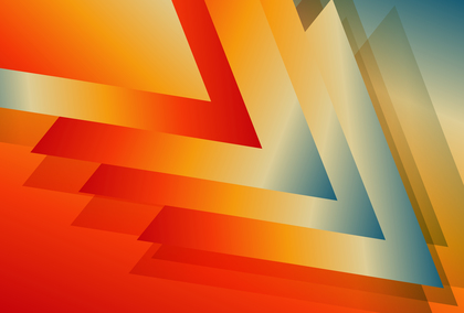 Abstract Red Orange and Blue Gradient Modern Geometric Shapes Background