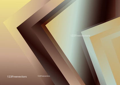 Abstract Geometric Yellow Brown and Grey Gradient Background Vector Image