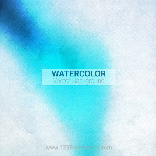 Blue Watercolor Background Vector