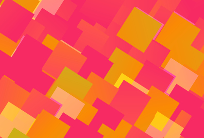 Pink and Orange Abstract Modern Square Background Vector