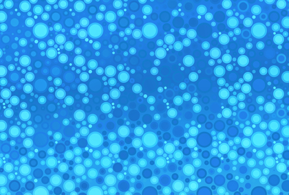 Blue Gradient Random Circles Background Vector Graphic