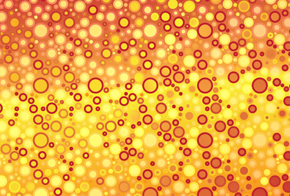 Red and Yellow Gradient Circles Background