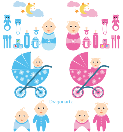 Baby Time Vector Graphics