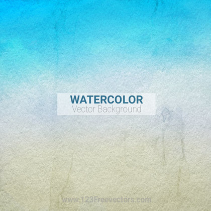 Blue and Beige Watercolor Background