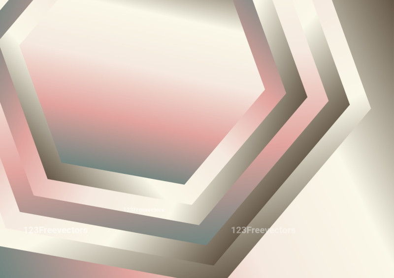 Light Color Gradient Concentric Hexagon Background