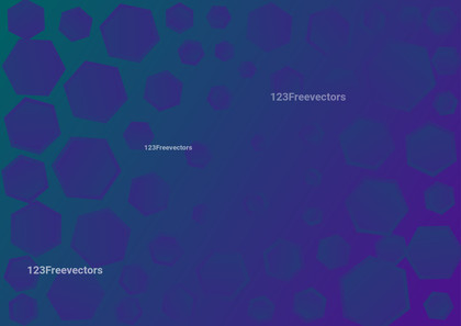 Blue Gradient Hexagon Shape Background Image