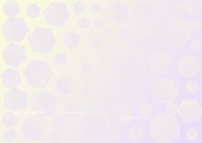 Abstract Pastel Gradient Hexagon Shape Background Illustrator