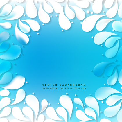 Abstract Blue White Arc-Drop Background Design