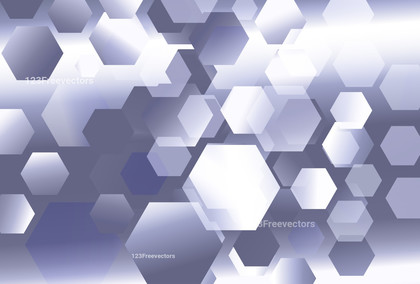 Blue White and Grey Gradient Hexagon Shape Background Image