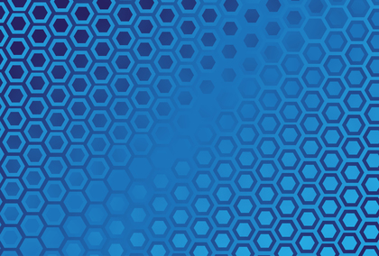 Blue Gradient Hexagon Pattern Background