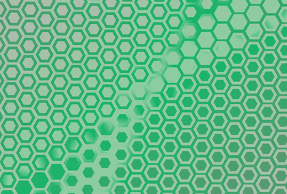 Abstract Emerald Green Gradient Hexagon Background Graphic