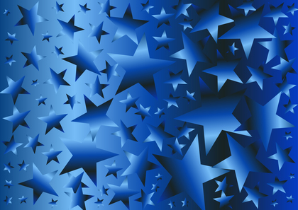 Blue Gradient Star Background Vector Eps