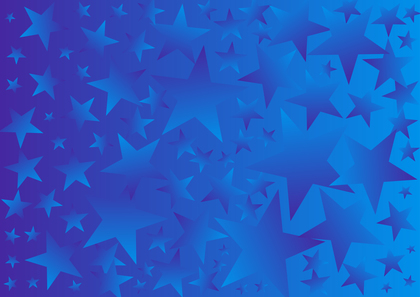 Abstract Blue Gradient Star Background Vector
