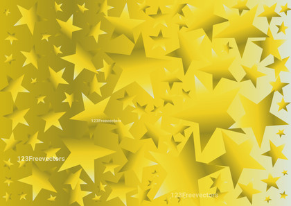 Yellow Gradient Star Background