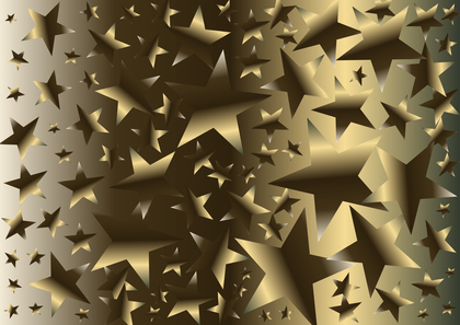 Brown and Gold Gradient Star Background Vector Art