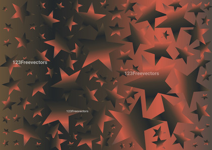 Abstract Red and Brown Gradient Star Background Illustration