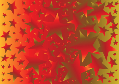 Abstract Red and Green Gradient Star Background