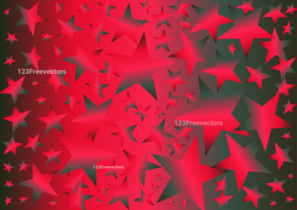 Red and Green Gradient Star Background Image