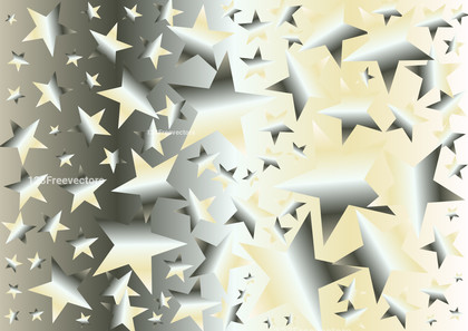 Abstract Yellow White and Grey Gradient Star Background
