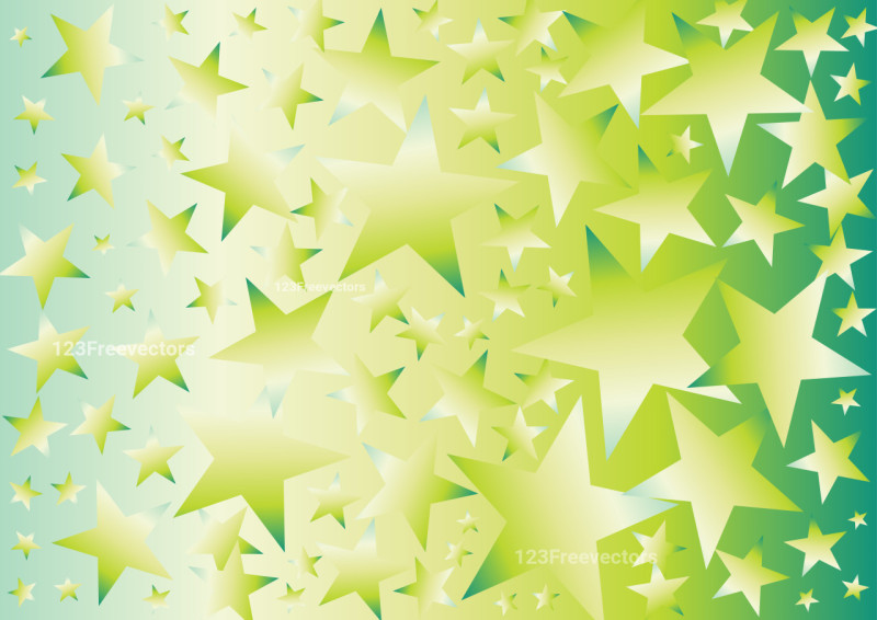 Beige Green and Blue Gradient Star Background
