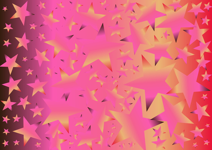 Abstract Pink Red and Yellow Gradient Star Background Image